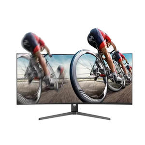 <span class=keywords><strong>Écran</strong></span> incurvé 34 pouces <span class=keywords><strong>4K</strong></span> 180 Hz 21:9 ultra-large pour panneau, temps de réponse de 1 ms, large gamme de couleurs, luminosité de 450 cd/m² pour le trading boursier et la vidéo - Product Image 1