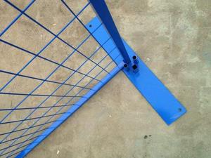 50 x 100 tubes de cadre pour clôture temporaire de chantier, 1 pouce par 16 jauges d'épaisseur, entretoise centrale de 3/4 pouce - Product Image 4