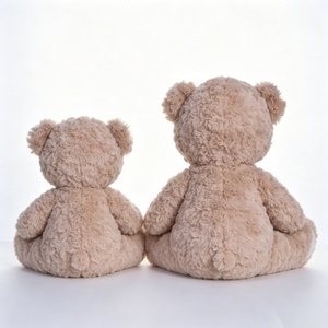 Juego de peluches de ositos de peluche personalizados, Par de ositos de peluche, Juego de ositos de peluche con pelo rizado, Peluche de osito madre e hembra - Product Image 3