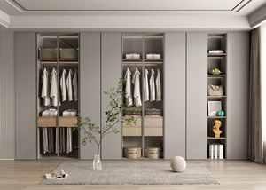 Armario de Dormitorio de Madera Integrado de Estilo Moderno de Alta Calidad, Armario de Casa Completa Personalizado de Fábrica para Uso en el Hogar o en Hoteles - Product Image 4