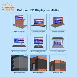 Ngoài trời cố định LED hiển thị không thấm nước p3.076 P4 P5 P8 video Panel tường Latin Mỹ trạm thu phí LED mô-đun - Product Image 5
