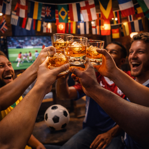 Bicchiere da Whisky Classico all'Ingrosso 310ml con Base a Forma di Pallone da Calcio, Fondo Spesso per Casa, Bar e Regali - Product Image 6