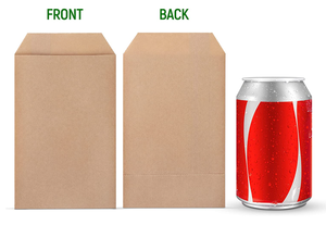 내추럴 미니 브라운 종이 봉투 3.5 X 5.5 인치 - Product Image 3