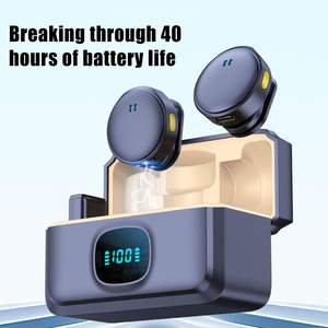 Microphone Lavalier Magnétique Sans Fil 2.4G Type-C pour Diffusion en Direct, Faible Latence <20ms, 20h d'Autonomie, Compatible Caméra <span class=keywords><strong>PC</strong></span>, Plug & Play - Product Image 3