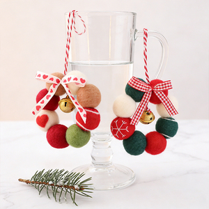 Guirnaldas Navideñas al por Mayor a Precio Económico, Adornos Colgantes para <span class=keywords><strong>Árbol</strong></span>es <span class=keywords><strong>de</strong></span> Navidad, Mini Guirnaldas Personalizadas para una Feliz Navidad - Product Image 2