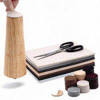 Patins en feutre pour chaises, accessoires de meubles, protections de pieds de meuble, antidérapants, anti-vibrations pour canapé, lit, table basse, 3 mm