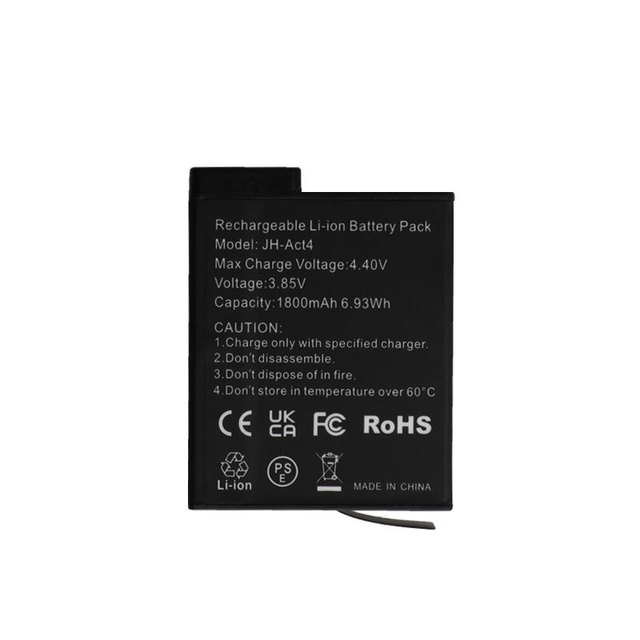 Hongdak for DJI Osmo Action4 Sports Camera Accessory-3.85V 1800mAh Li-ion Battery Replacement