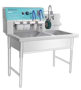 Machine commerciale de lavage, nettoyage, séchage, désinfection et stérilisation de chaussures, semi-automatique et semi-manuelle pour usage commercial - Product Image 2
