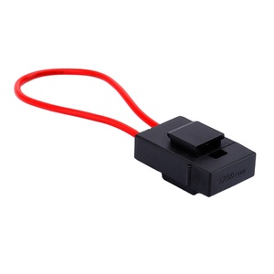 WELFNOBL Cable personalizado Cable rojo impermeable Tamaño mediano 32V Automotive Inline Ato Medium 16AWG 2-40A <span class=keywords><strong>Portafusibles</strong></span> de hoja de barco de coche - Product Image 4