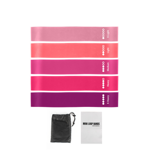 Juego de Bandas de Resistencia Personalizadas con Logotipo, TPE, 600*50MM, 5 Piezas, Mini Bandas de Ejercicio en Bucle - Product Image 4