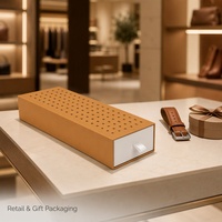 Boîte cadeau rigide personnalisée avec impression pour accessoires cadeaux, bijoux, tiroir coulissant, étui et plateau avec ruban de tirage – Vente en gros directe usine