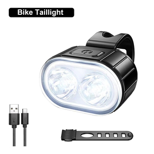 Wholesale Cycling Front Rear Light Set Bike USB <b>Charge</b> Headlight Waterproof LED Taillight - Product Image 2