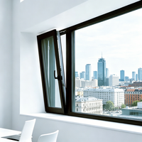 Ventana de Aluminio con Vidrio Templado, Apertura Oscilobatiente, Cierre Multipunto Residencial, Ventanas de Seguridad
