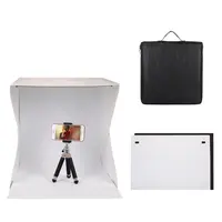Takenoken mini caixa de iluminação de estúdio fotográfico, 20cm, caixa macia para fotografia, tiro, tenda, painel de iluminação led, caixa dobrável com 2 cores