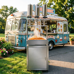 Machine à garnir les churros professionnelle à 3 réservoirs pour pâtisserie churros |   Équipement pour boulangerie artisanale et chariot de cuisine de rue - Product Image 3