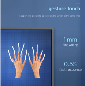 86นิ้วหน้าจอสัมผัสหลายคณะกรรมการสมาร์ทมือถือยืนห้องเรียนไวท์บอร์ดดิจิตอลอัจฉริยะแบบโต้ตอบแบนสำหรับการเรียนการสอน - Product Image 2