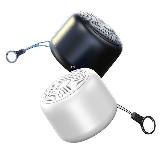 Portable Waterproof Outdoor Bluetooth Speaker Wireless Music Player Speaker Box with Hang Ring Loop for Travel Camping