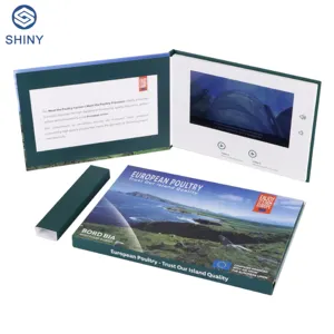 Top Selling Homemade 5 Inch A5 Paper IPS Lcd Screen Video Brochure For Business Promotion