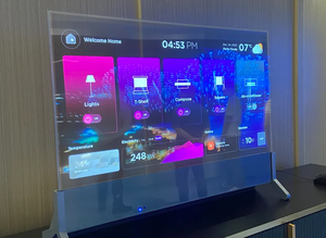 Écran <span class=keywords><strong>OLED</strong></span> numérique de type bureau, téléviseur <span class=keywords><strong>OLED</strong></span> intelligent de 55 pouces, écran <span class=keywords><strong>OLED</strong></span> transparent <span class=keywords><strong>4K</strong></span>, écran tactile ultra fin, affichage publicitaire 3D - Product Image 4