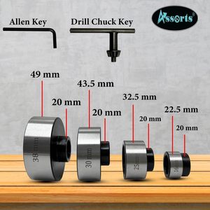 Assortiment de porte-écrous et porte-roueaux de taraudage et d'alésage à queue MT2 avec mandrin de perçage, pour usinage de précision, en acier trempé, à maintien sécurisé - Product Image 3