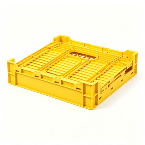 JOIN Ahorro de espacio Almacenamiento plegable amarillo Tamaño de <span class=keywords><strong>cubo</strong></span> de 359mm Apilable para almacén - Product Image 3