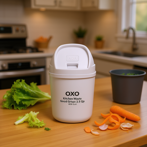 Poubelle à déchets de cuisine Oxo Good Grips 2,5 Qt avec couvercle pour le compostage - Product Image 3