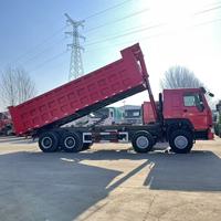Sinotruk HOWO Camión Volquete de Minería Usado, Ligero y Pesado, 6x4/8x4, Diésel, 10-12 Ruedas, con Caja de Carga y Mezcladora de Concreto