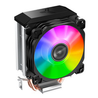 Radiateur CPU Jonsbo CR1200E avec interface d'alimentation 3 broches, ventilateur à tube en cuivre pour ordinateur de bureau, compatible 1155/AMD1151, avec roulement à billes pour PC