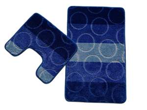 2-teiliges Badematten-Set wasch bar PP rutsch feste Bad teppiche saugfähige Boden matte WC-Bad-Set passende Fußmatten für das Badezimmer - Product Image 6