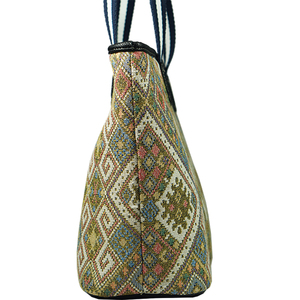 Borsa Estiva da <span class=keywords><strong>Donna</strong></span> 2023, Grande Capacità, in PVC, con Due Manici e Chiusura a Cerniera, Motivo Paesaggistico per Vacanze al Mare - Product Image 5