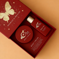 Nouvelle conception de boîte cadeau en carton rigide recyclable pour kit d'huiles essentielles, parfum, cosmétiques, crème corporelle, emballage avec doublure en éponge, tendance