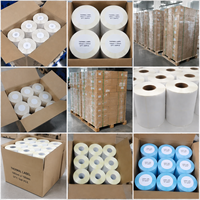 Etiquetas Térmicas Directas al por Mayor de 40 mm x 20 mm, Rollos de Etiquetas Adhesivas de Papel para Códigos de Barras, Etiquetas Adhesivas Blancas Personalizadas para Marcado