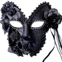 2024 Offre Spéciale femmes brillant strass vénitien fête bal boule métal mascarade masque