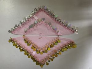 Sciarpa quadrata con paillettes colorate all'uncinetto da 30*30cm squisita e fazzoletto da sposa <span class=keywords><strong>Assyrian</strong></span> Yalikhta - Product Image 6