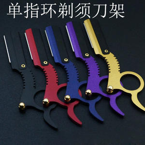 Maquinilla de Afeitar Manual de Acero Inoxidable con Anillo Único y Cuchillas Reemplazables para Afeitar la Cara y Depilación Masculina - Product Image 3