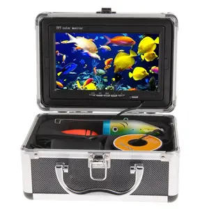Balık bulucu 15M kablo 7 "TFT renkli LCD sualtı balıkçılık kamera sistemi DVR fonksiyonu ile kullanılan buz/Deniz/nehir balıkçılık