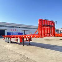 <strong>Best</strong>-<strong>selling</strong> Product: 3-axis 40-foot <strong>Flatbed</strong> Semi-<strong>trailer</strong> Container Transportation <strong>Flatbed</strong> <strong>Trailer</strong> Flat Semi-<strong>trailer</strong>.