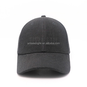 High Quality Casual 6 Panel Black Dad Hat Outdoor Corduroy Oxford Poplin Dot Unisex Four Seasons Adjustable - Product Image 1