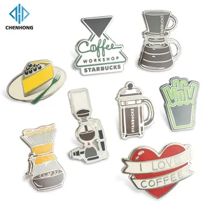 Professional Custom Design Your Own Metal Crafts Badge Silver Plated Clothing Hard Enamel Pins For Athletes Fans