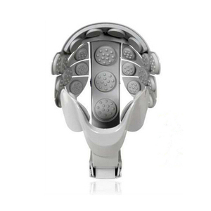 Popular nuevo casco de masaje de cabeza de presión de aire automático masajeador de cabeza eléctrico de doble vibración para relajación cerebral mejorar el sueño - Product Image 2