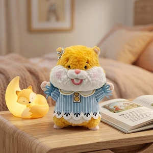 Lindo Mini Llavero de Peluche, Muñeco de Peluche Adorable de Hámster, Colgante para Bolso, Bonito Regalo - Product Image 4