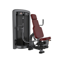 Machine à exercices pectoraux Butterfly assis en acier robuste avec siège en cuir et tubes renforcés pour l'entraînement des bras et du tronc