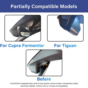 4K UHD Dashcam voor en achter voor Volkswagen <span class=keywords><strong>VW</strong></span> Passat Tiguan Allspace Atlas Cross Golf Arteon Sharan <span class=keywords><strong>Magotan</strong></span> Plug&Play Dashcam - Product Image 2