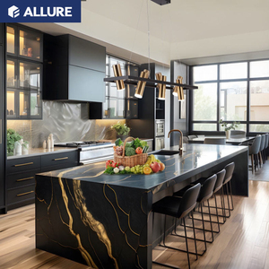 Mueble de Cocina Moderno Allure, Gabinete de Pared, Lacado, Melamina, PVC, Madera Contrachapada, Isla de Almacenamiento con Luz - Product Image 6