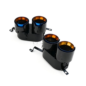 Embout d'échappement en fibre de carbone véritable pour BMW M840 840i 3.0T G14 G15 G16 2018-2025, kit à quatre sorties, embout pointu, coupe oblique - Product Image 2