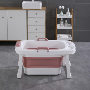 Child Size Plastic Child Bath Tub Baby Folding Bathtub