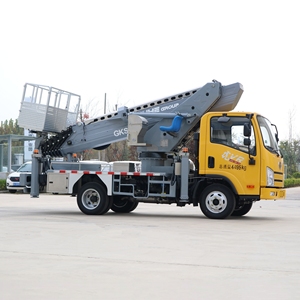 JIUHE 4x2 Camión <span class=keywords><strong>Plataforma</strong></span> Elevadora Telescópica Articulada con Cesta para Trabajos en Altura - Product Image 2