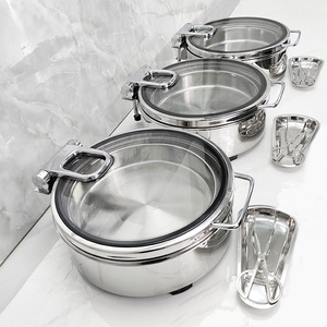 Horno de buffet aislado visible redondo de estilo de lujo disponible en varios colores para equipos de restaurante y <span class=keywords><strong>hotel</strong></span> - Product Image 5