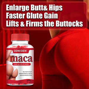 Gomas de Suporte para Saúde Adulta com Máxima Curvatura e Aumento de Glúteos, Fórmula de <span class=keywords><strong>Maca</strong></span> e Aguaje, Suporte Profissional de Silica para Projeção Traseira - Product Image 3