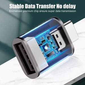 Venta caliente macho tipo C a hembra USB 3,0 adaptador Mini USB tipo C OTG convertidor conectores fabricante proveedor - Product Image 4